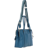 Ashwood 3 Section Large Leather Handbag Teal: X-39