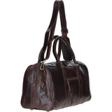 Vintage Leather Duffel Bag Brown: TL-001