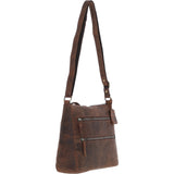 Vintage Ashwood Leather Handbag Mud/brown: Bewdley