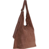Ashwood Leather Brown Suede Bag: LB-6354