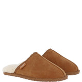Fenland Classic Mens Slippers Tan: Duke