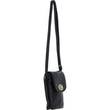 Ashwood Leather Crossbody Smart Phone Bag Black: M-80
