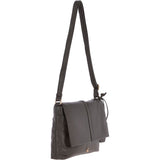 Medium Leather Shoulder Bag Khaki : 62551