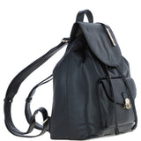 Ashwood Genuine Leather Compact Backpack Black: Y-57