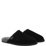 Fenland Classic Mens Slippers Black: Duke
