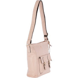 Medium Leather Shoulder Bag Pannacotta Cream : 62239