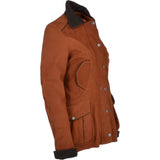 Women's Nubuck Leather Jacket Tan/nub: BARRY