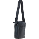 Brampton Leather Men's Crossbody Bag Black: 64405