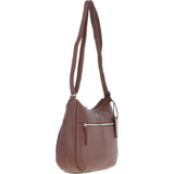 Ashwood Leather Ladies Hobo Shoulder Bag Cognac: Shannon