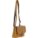 Ashwood Leather Shoulder x Crossbody Bag Mustard: P-65