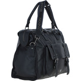 Brampton London Leather Weekender Bag Black: 64807