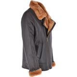 Sheepskin Flying Jacket Brn/dk Ginger: NV 47