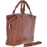Leather Vintage Laptop Work Bag Tan : G-34