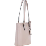 Elegant Shoulder Bag with Adjustable Straps Beige: 64562