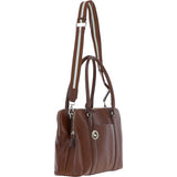 Ashwood 3 Section Large Leather Handbag Tan: X-39