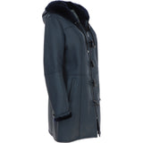 Ladies Sheepskin Duffle Navy: 5928