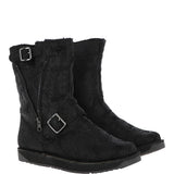 Fenland Classic  9" Vintage Sheepskin Biker Boots: BIKER BOOT LADIES