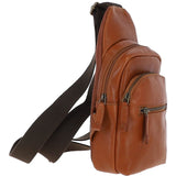 Small Ashwood Hi Veg Leather Sling Bag Tempo Tan: 8147 SLING