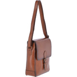 Vegetable Tanned Leather A4 Travel Bag Tan : Jones