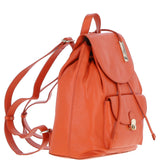 Ashwood Genuine Leather Compact Backpack Orange: Y-57