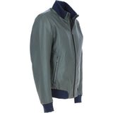 Ashwood Leather Men’s Modern Bomber Jacket Green: 162176