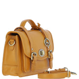 Stylish Ashwood Leather Large Satchel Bag Mustard: Y-63