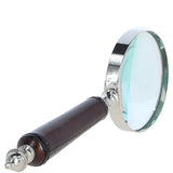 Luxuary Leather Handled Magnifying Glass Chestnut: LF-130