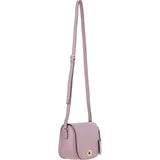 Ashwood Leather Crossbody Bag with Twist Lock Wood Rose: 64787