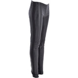Skinny Fit Leather And Lycra Leggings Black: LEATHER LEGGINGS