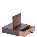Vegetable Tanned Leather Classic 6 Card Holder Wallet Tan: 1991 C