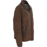 Trapper Mens Leather Jacket Brown 27: no1