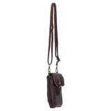 Ashwood Leather Crossbody Smart Phone Bag Brandy: D-99