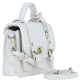 Stylish Ashwood Leather Small Satchel Bag White: Y-61