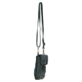 Ashwood Leather Crossbody Smart Phone Bag Green: D-99