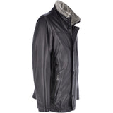 Mens 2-in1 Leather Jacket Black :  Gustavo