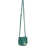 Real Leather Saddle Crossbody Bag Ever Green: 63753