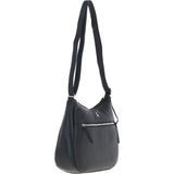 Ashwood Leather Ladies Hobo Shoulder Bag Black: Shannon