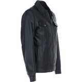 Ashwood Leather Bomber Jacket Black: 1896