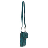 Ashwood Leather Crossbody Smart Phone Bag Teal: D-99