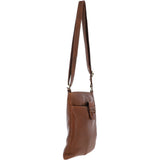 Ladies Michigan Pocket Crossbody Bag Cognac : M-67