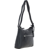 Ashwood Leather Ladies Essential Crossbody Bag Black: MI-09