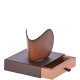 Vegetable Tanned Leather Classic Coin Bank Wallet Tan : 1995