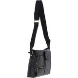 Exquisite Ashwood Leather Cross Body Bag for Women Black: G-17