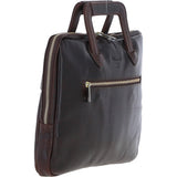 Ashwood Leather Mens Laptop Handle Bag Brown: PL-45