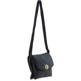 Elegant Ashwood Leather Crossbody Bag Black: M-82