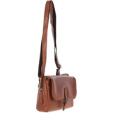 Ashwood Leather Shoulder x Crossbody Bag Tan: P-65