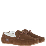 Fenland Classic Mens Suede Sheepskin Maverick Slippers Chestnut
