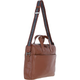 Brampton Leather Men's Laptop Bag Tan: 64547