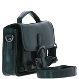 Ashwood Leather Mini Crossbody Satchel Bag Green: P-61
