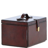 Ashwood Leather's Luxury Jewellery Box Medium Chestnut: LF-166